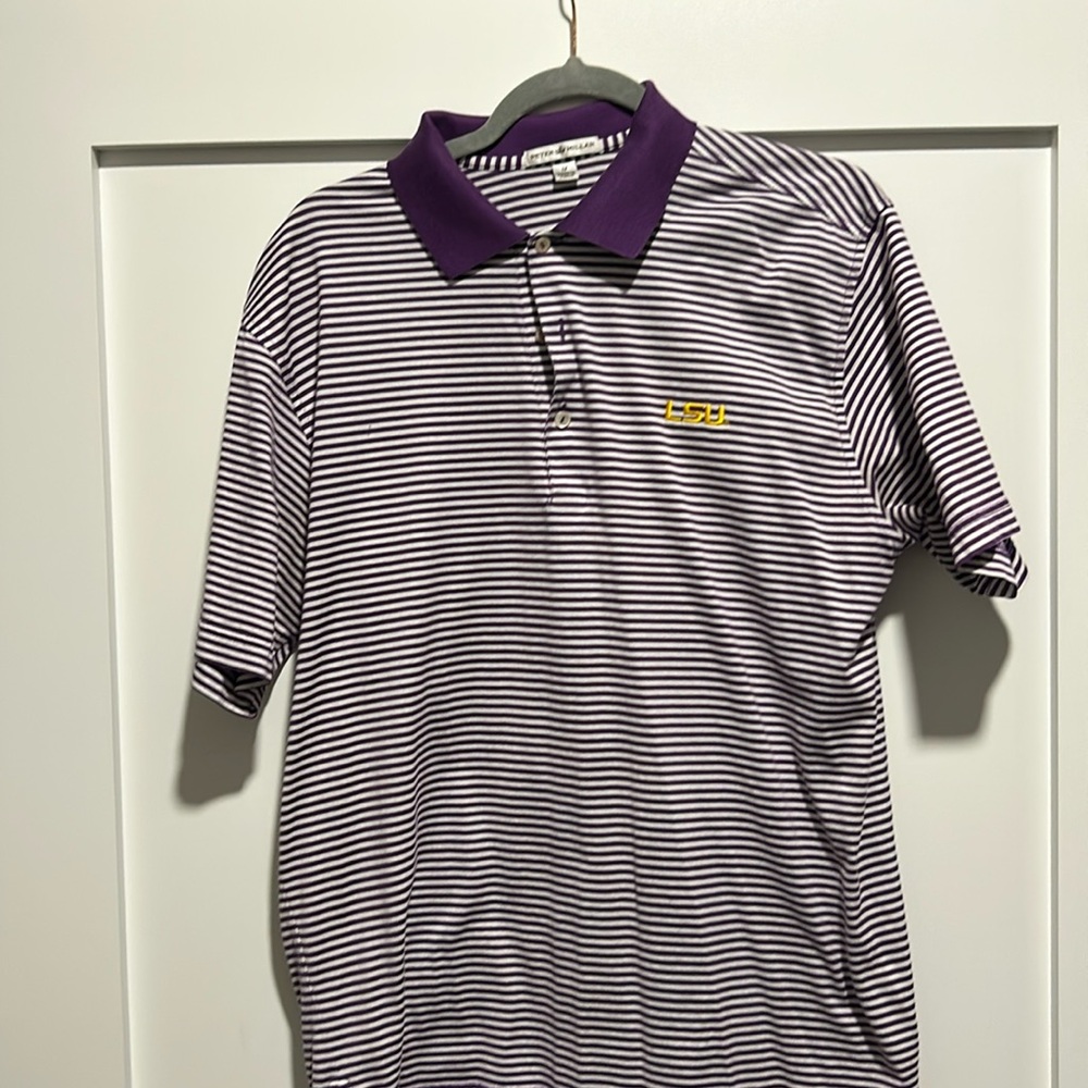 LSU Medium Peter Millar Polo